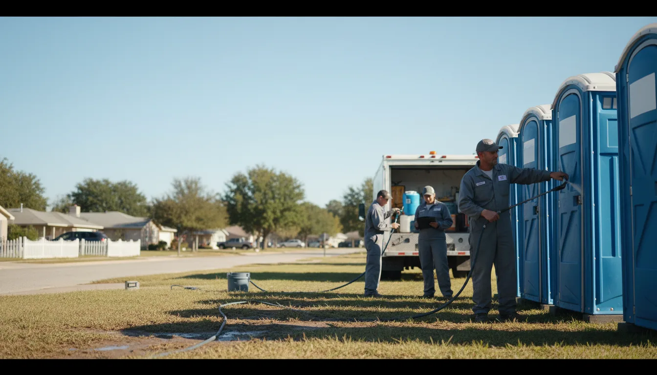 Long-Term Portable Toilet Rental in Pleasant Plains, AR near me